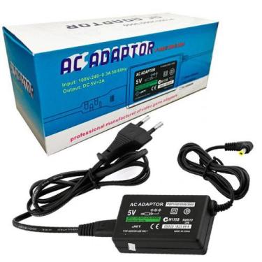 Imagem de Fonte de Alimentação Carregador Adaptador Ac Bivolt Para Console PSP S