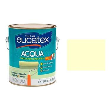 Imagem de Tinta Azulejo Marfim Eucatex Base Agua 3,6lt Brilhante
