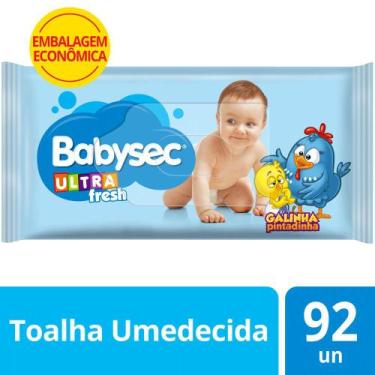 Imagem de Lenço Umedecido Babysec Galinha Pintadinha Ultrafresh 92 unidades