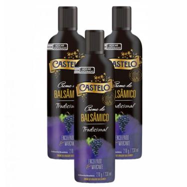 Imagem de 3x Creme de Vinagre Balsâmico Tradicional - Castelo - 270g - Castelo A