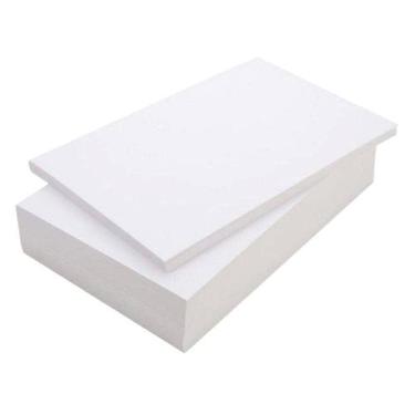 Imagem de Papel Couche Semi Brilho 200g A4 Branco Premium com 100 Folhas - Maste