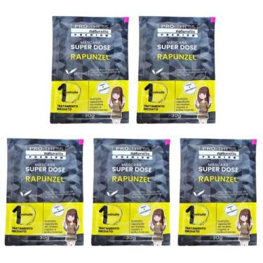 Imagem de Kit 5x Sachê Rapunzel Super Dose - Nutrição Para os Cabelos - Pró-Thes