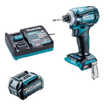 Imagem de Parafusadeira De Impacto 40V XGT TD001  2.5ah Makita 110v