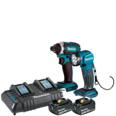Imagem de Parafusadeira De Impacto Bateria Dtd152 Com 2 Baterias Carregador Dupl