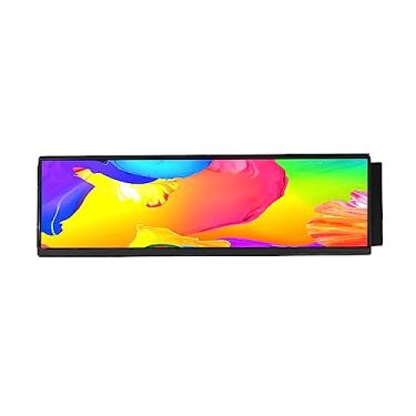 Imagem de VSDISPLAY Monitor de tela LCD IPS de 12,6 polegadas 1920 x 515 com kit de cabo mini HD-MI para HD-MI, adequado para capa DIY Y60 PC CPU GPU painel de monitor secundário