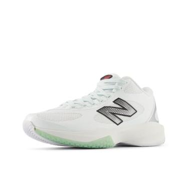 Imagem de New Balance Sapato masculino Freezelx V5 Box Lacrosse, Branco/preto, 12