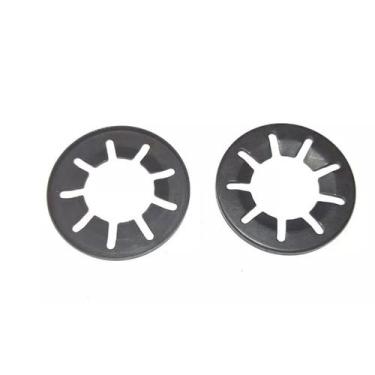 Imagem de 2 Arruela Disco De Fixaçao Trava De Eixo M20 X 40mm Com Aba - Achei Pr