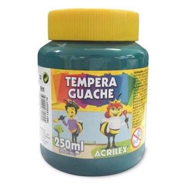 Imagem de Tinta Guache 250ml Verde Bandeira 511 Acrilex, Unico