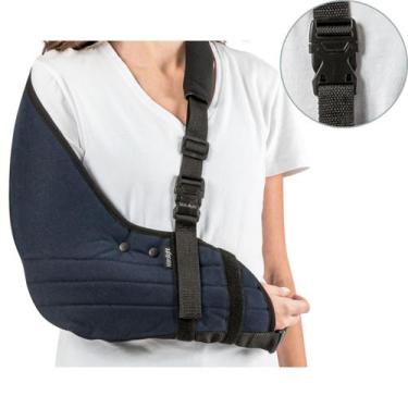 Imagem de Tipoia Estofada Bilateral Velpeau Conforto Recup Hidrolight, Azul, G