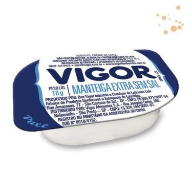 Imagem de Manteiga Extra Sem Sal Vigor Blister Sache 10g Caixa 12 Un