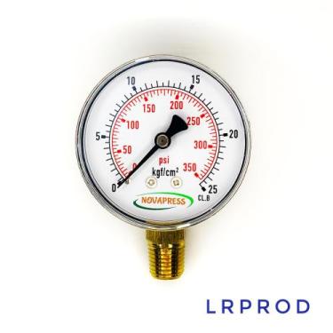 Imagem de Manômetro vertical - Diam.63mm (2.1/2 ) com escala de 0-25 KGF/CM2 x 3