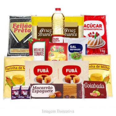 Imagem de Cesta Básica - Solidariedade - Completa E Economica 16 Itens - São Rub
