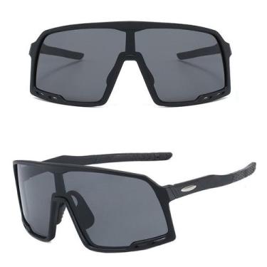 Imagem de  Óculos De Sol Esportivo Masculino Feminino Ciclismo Preto