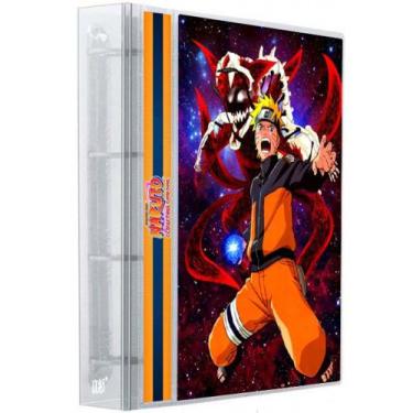 Imagem de Pasta Fichário Carta Cards 4 argolas Naruto Classico Shippuden +10 Fol