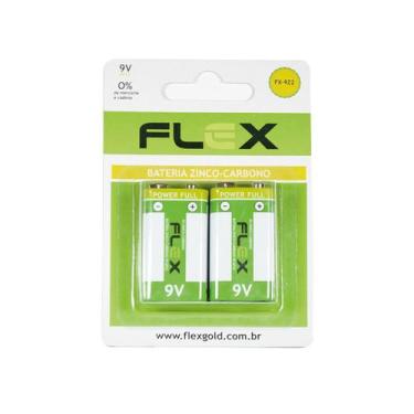 Imagem de Bateria Zinco 9v Flex 02 Unidades Fx-9z2