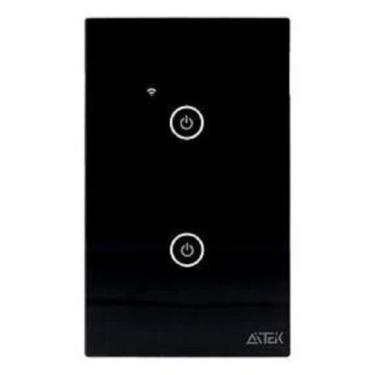 Imagem de Interruptor inteligente touch wifi/bluetooth preto - AITEK