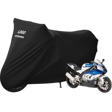 Imagem de Capa Protetora Para Cobrir Moto BMW S 1000 RR De Luxo - Mz, Preta