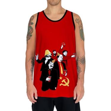 Imagem de Camiseta Regata Comunista Comunismo Foice Martelo Art 2 - Enjoy Shop, 