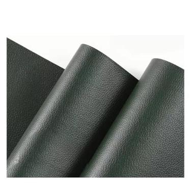 Imagem de Couro autoadesivo Remendo De Couro Autoadesivo Com Textura De Lichia, Kit De Remendo De Reparo Com Forte Adesão, Remendos De Couro Para Consertar Móveis, Sofás, Cadeiras E Assentos De Carro(Dark green