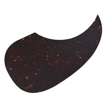 Imagem de KAISH Escuro marrom tartaruga lágrima guitarra acústica pickguard placa de arranhão com autoadesivo
