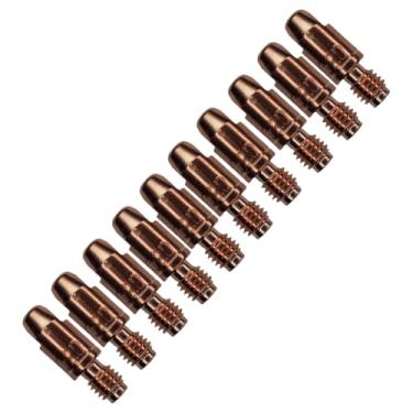 Imagem de Kit 10 Bico de Contato Curto Solda Tocha Mig Mag 2,0 X 30mm M8 Reforçado Cucrzr