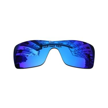 Imagem de Vonxyz Lentes de reposição para óculos de sol Oakley Turbine Rotor OO9307 - Ice MirrorCoat polarizado