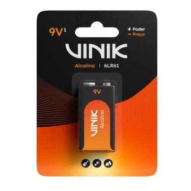 Imagem de Bateria Alcalina 9V - VB9VB1 - Vinik