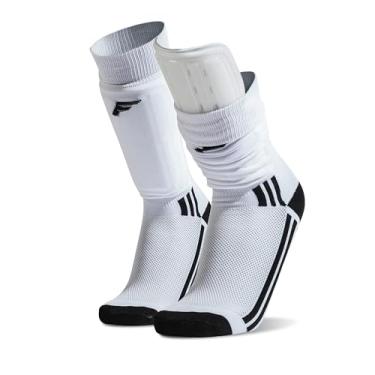 Imagem de Franklin Sports Protetor de canela ACD Sockfeets, pequeno, cores podem variar