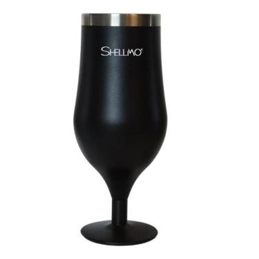 Imagem de Taça Térmica para Cerveja - 400ML - Shellmo, PRETO