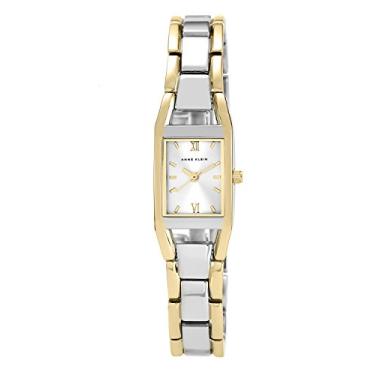 Imagem de Anne Klein Relógio de pulseira feminino, 10/6419SVTT, Caixa e pulseira de dois tons, Movimento de quartzo