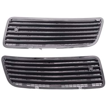 Imagem de Capuz Superior Grade Ventilação Preto Brilhante 1 Par Frente Direita e Esquerda Passageiro Driver Fit Para Mercedes-Benz S550 W221 2007-2013 2218800205 2218800305