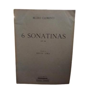 Imagem de Livro muzio clementi 6 sonatinas op 36 revisão souza lima - CEMBRA