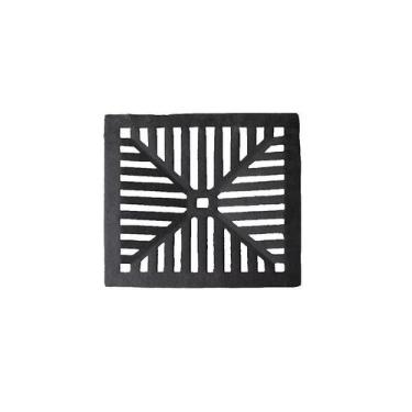 Imagem de Ralo Grelha Ferro Fundido Captação Esgoto Escoamento 10x10cm - FUNDIÇÃ