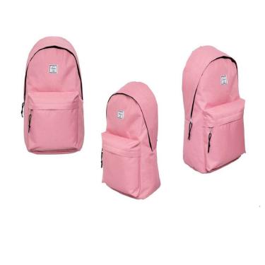 Imagem de Mochila Casual Yins Convoy em Nylon Rosa 16" - Convoy