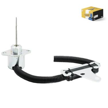 Imagem de Solenoide de parada de desligamento de combustível 1J022-60020 para escavadeira Kubota U17 KX018 KX41 trator BX2360 BX2370 BX25D BX25DLB G23 Motor ZG332LP D722 D782