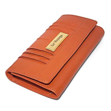 Imagem de Carteira Feminina De Couro Comporta 14 Cartões Documentos