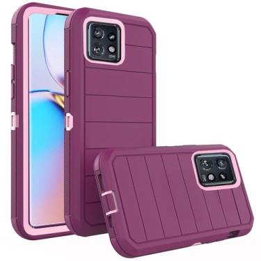 Imagem de Asuwish Capa de celular para Motorola Edge+ Plus 2023/Edge 40 Pro 5G/Moto X40, capa de celular híbrida à prova de choque de grau militar, acessórios de proteção rígida robusta para celular X +