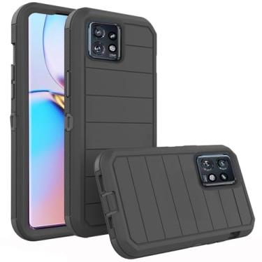 Imagem de Asuwish Capa de celular para Motorola Edge+ Plus 2023/Edge 40 Pro 5G/Moto X40, capa de celular híbrida à prova de choque de grau militar, acessórios para celular de proteção rígida robusta de corpo