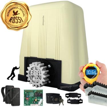 Imagem de Kit Motor Rossi Dz3 Sk Turbo 3 Crem 2 Control 600kg 220V