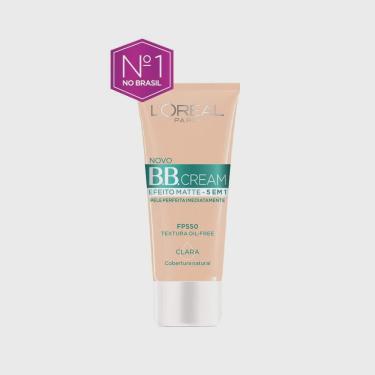 Imagem de Base bb cream L'ORÉAL paris efeito matte cor clara fps 50 30ML