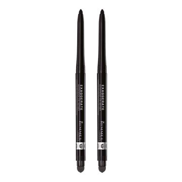 Imagem de Delineador Rimmel London Exaggerate Auto Waterproof Black 2x