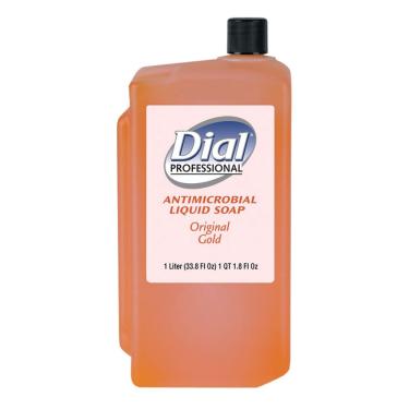 Imagem de Sabonete de mão Dial Professional Gold Antibacteriano 1L (x8)