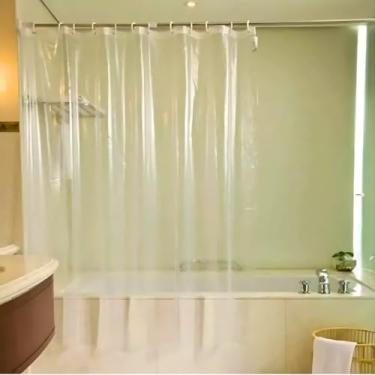 Imagem de Cortina Banheiro Box Antimofo 1,80 X 2,00 PVC