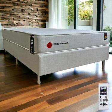 Imagem de Colchão Magnético Kenko Premium Original Standard 23cm Massagem Eletrô