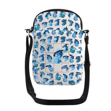 Imagem de JYTAPP In My Dragon Era, bolsa tiracolo asas dragão romance livro presente SeaWings bolsa transversal Bookworm presente, Bege, Small