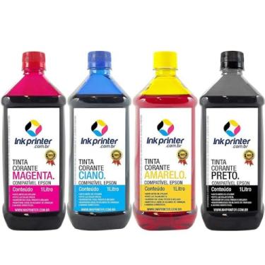 Imagem de Tinta Corante Inkprinter para Impressora Epson (4 litros)