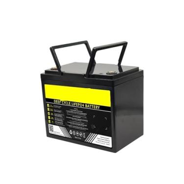 Imagem de Bateria LiFePO4 12,8 V 90 AH, baterias de fosfato de ferro e lítio de 12 V, inversor de ciclos, acendedor de carro, carregador solar + 14,6 V 10 A(12.8V 90AH-Charger)