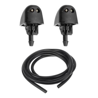 Imagem de Motoforti Kit de bocal de lavador de para-brisa para Renault Trafic II 2001-2014 Bocais de pulverização de para-brisa Limpador Spray Lavadora Jet No.93160047 1 peça Mangueira de fluido de 1,5 metro