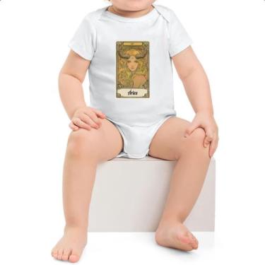 Imagem de Body intantil Carta Taro Signo Aries - Alearts, G