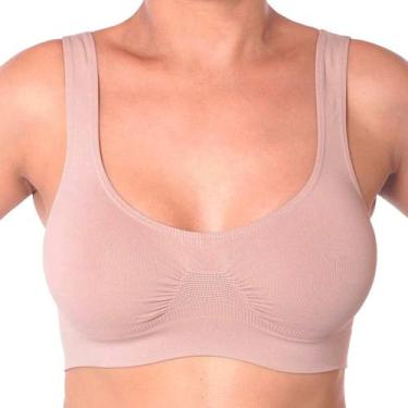 Imagem de Sutiã Lupo Original Loba Top Sem Costura Microfibra Sem Bojo Soutien C